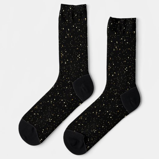 Chaussette Parties scintillant en or glam et scintille sur im (Gauche)