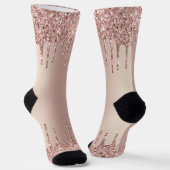 Chaussette Parties scintillant rose or Blush Chaussettes Spar (Angulaire)