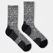 Chaussette Parties scintillant Silver Sparkle Faux (Droite)
