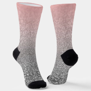 Chaussette Parties scintillant vintage monogramme personnalis