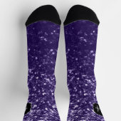 Chaussette Parties scintillant violet foncé ultra violet scin (Haut)
