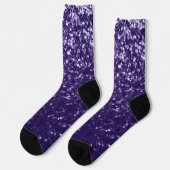 Chaussette Parties scintillant violet foncé ultra violet scin (Gauche)