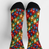 Chaussette Pas de piles Chaussettes de lumière de Noël requis (Haut)