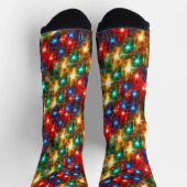 Chaussette Pas de piles Chaussettes de lumière de Noël requis (Haut)