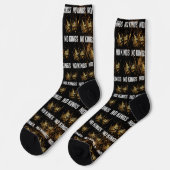 Chaussette Pas de rois protestent (Gauche)