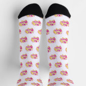Chaussette Pas de Slogan drôle de cerveau (Haut)