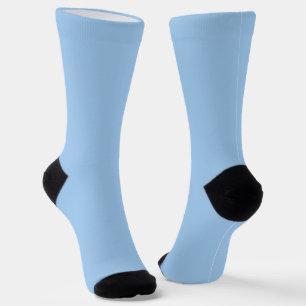 Chaussette Pastel Bébé Bleu Couleur Solide