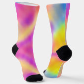 Chaussette Pastel Iridescente Coloré Design dégradé (Angulaire)
