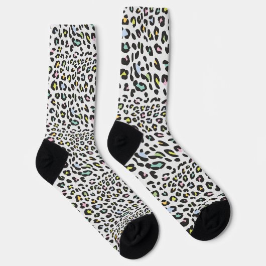 Chaussette Pastel Leopard Spot Motif (Droite)
