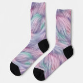 Chaussette Pastel Rainbow Fur (Gauche)