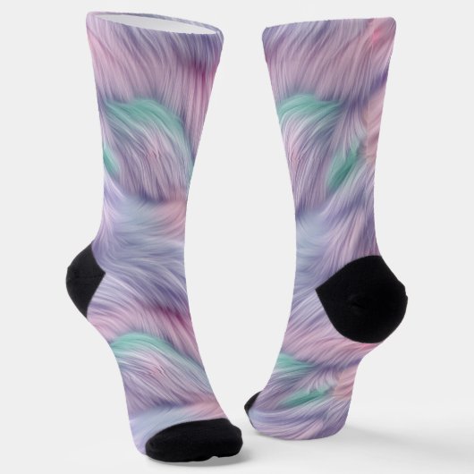 Chaussette Pastel Rainbow Fur (Angulaire)