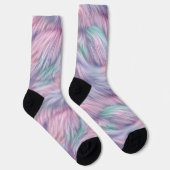 Chaussette Pastel Rainbow Fur (Droite)