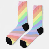 Chaussette Pastel Rainbow Stripes (Gauche)