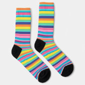 Chaussette Pastel Rainbow Stripes (Droite)