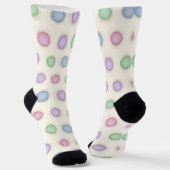 Chaussette Pastels Colorés Points Distressés (Angulaire)