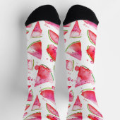 Chaussette Pastèque à l'aquarelle 1 (Haut)