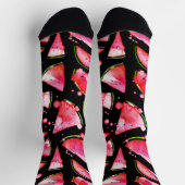 Chaussette Pastèque à l'aquarelle 2 (Haut)
