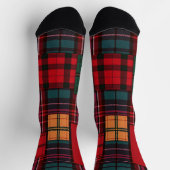 Chaussette patched Plaid socks  (Haut)