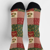 Chaussette Patchwork Christmas (Haut)