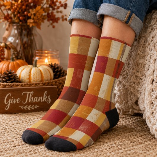 Chaussette Patchwork de la maison