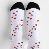 Chaussette Pâtes et Chaussettes de coeur (Haut)