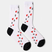 Chaussette Pâtes et Chaussettes de coeur (Droite)