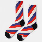 Chaussette Patriotic Red White and Blue Striped (Gauche)