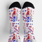 Chaussette Patriotique du Jour de l'Indépendance (Haut)