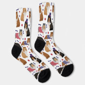 Chaussette Patriotique Sheltie Shetland Sheepdog (Droite)