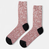 Chaussette Patte de parties scintillant rose (Gauche)
