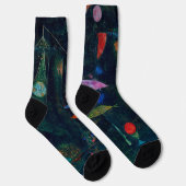 Chaussette Paul Klee Fish Magic Peinture Abstraite Art graphi (Droite)