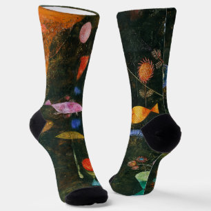 Chaussette Paul Klee Magie de poisson Art abstrait surréalist