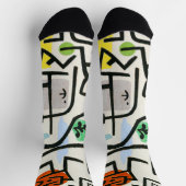 Chaussette Paul Klee Rich Harbour Expressionnisme Abstrait (Haut)