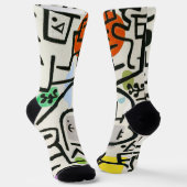 Chaussette Paul Klee Rich Harbour Expressionnisme Abstrait (Angulaire)