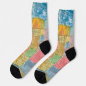 Chaussette Paysage coloré - Paul Klee (Gauche)