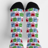 Chaussette Peace Love Finance Christmas Conseiller financier (Haut)