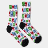 Chaussette Peace Love Finance Christmas Conseiller financier (Droite)