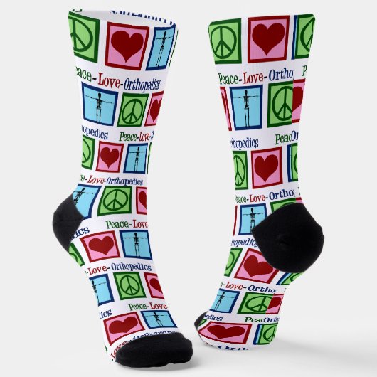 Chaussette Peace Love Orthopedics mignon Orthopedist (Angulaire)