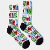 Chaussette Peace Love Orthopedics mignon Orthopedist (Droite)