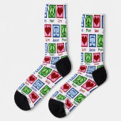 Chaussette Peace Love Scales de justice Avocat juge (Gauche)