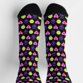 Chaussette Peace Love Smile Motif (Haut)