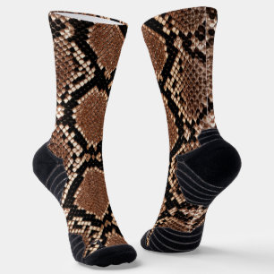 Chaussette Peau de Crotale Diamanté Occidental