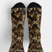 Chaussette Peau de serpent à sonnette fausse (Haut)