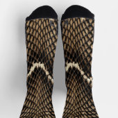 Chaussette Peau de serpent Cobra fausse (Haut)