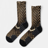 Chaussette Peau de serpent Cobra fausse (Gauche)