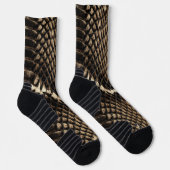 Chaussette Peau de serpent Cobra fausse (Droite)