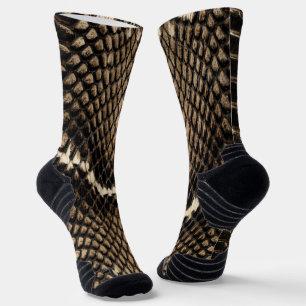 Chaussette Peau de serpent Cobra fausse
