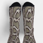 Chaussette Peau de serpent de faux boa constricteur (Haut)