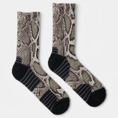 Chaussette Peau de serpent de faux boa constricteur (Droite)