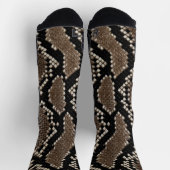 Chaussette Peau de serpent de Python Réticulé Faux (Haut)